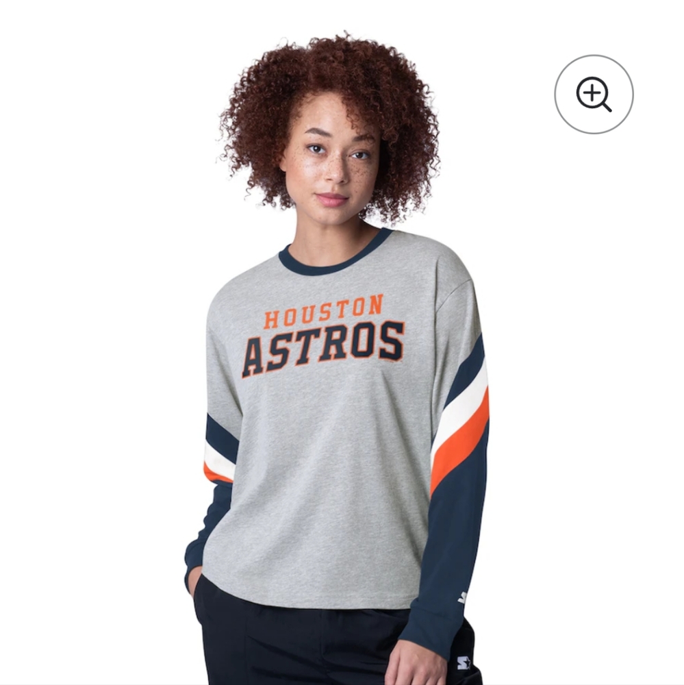 Houston Astros Gray and Navy Sweatshirt